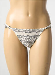 String broderie beige MARIE JO femme