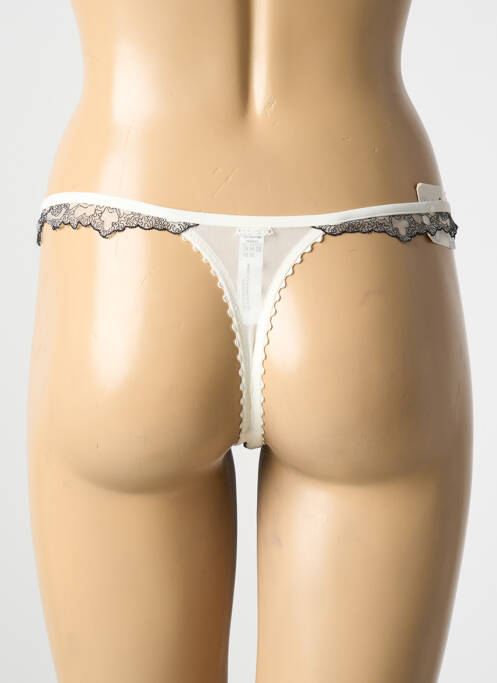String broderie beige MARIE JO femme