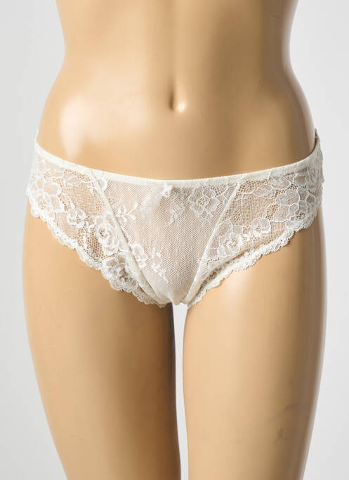 Tanga beige MILLESIA pour femme