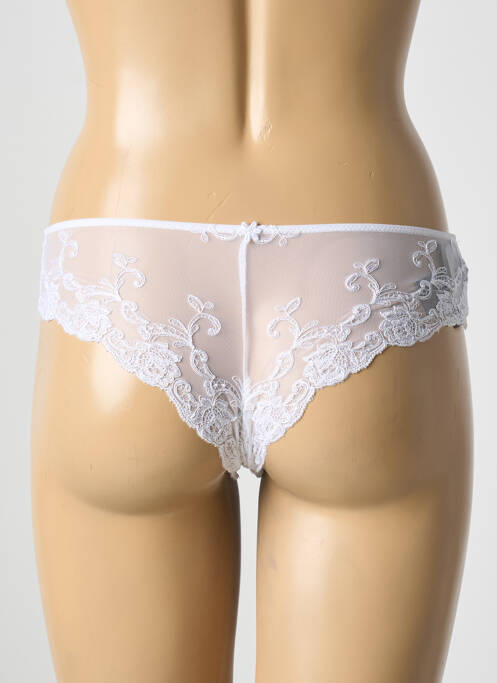Tanga blanc AMBRA pour femme