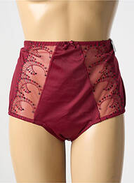 Culotte haute effet matière satinée rouge PRIMADONNA femme