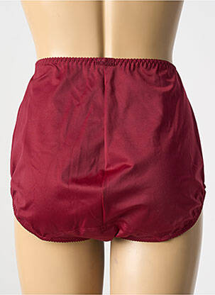 Culotte haute effet matière satinée rouge PRIMADONNA femme