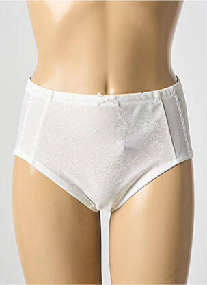 Culotte haute légère et transparente beige PIEGE femme