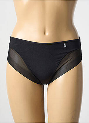 Culotte tissage satiné noir AVET femme