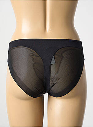 Culotte tissage satiné noir AVET femme