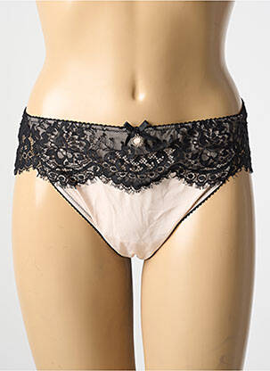 Culotte tissage satiné rose AMBRA femme