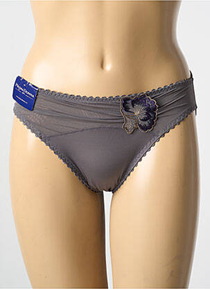Culotte tissage satiné gris PRIMA DONNA femme