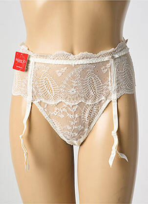 Tanga stretch beige MARIE JO femme