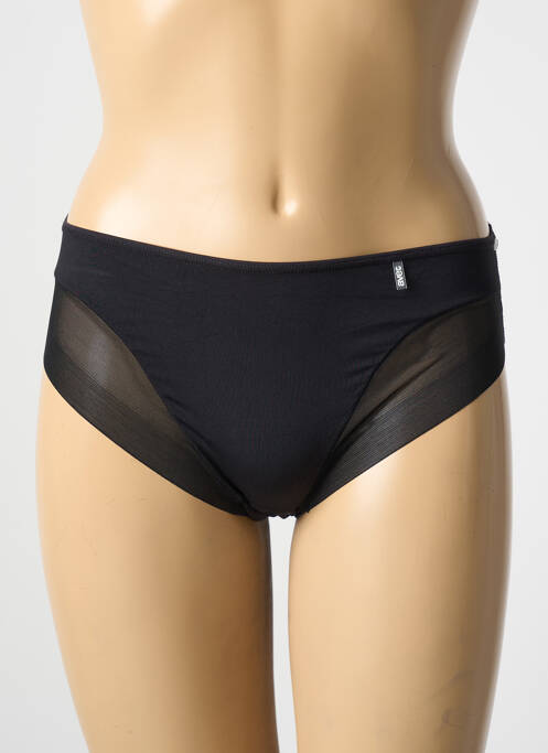 Culotte tissage satiné noir AVET femme
