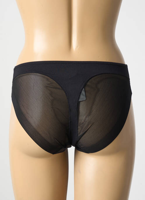 Culotte tissage satiné noir AVET femme
