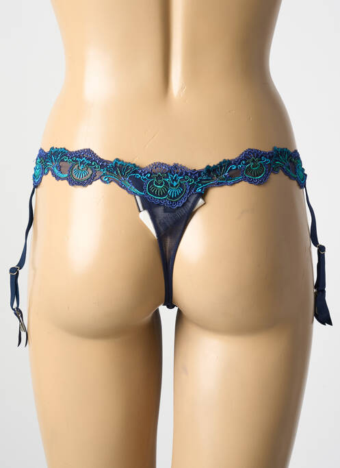 Tanga bleu AMBRA pour femme