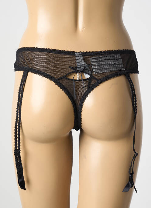 Tanga noir MILLESIA pour femme