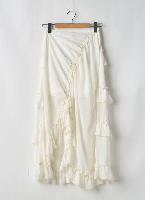 Jupe longue blanc CIDER pour femme
