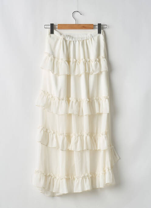 Jupe longue blanc CIDER pour femme