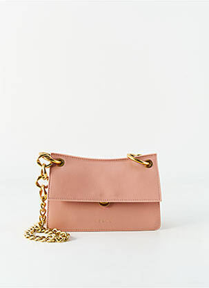 Sac multipoches forme rectangulaire rose PÔ&ME femme