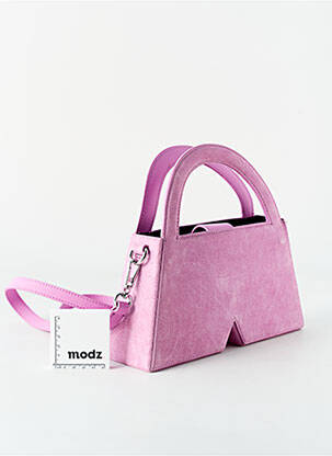 Sac multipoches forme rectangulaire rose KARL LAGERFELD femme