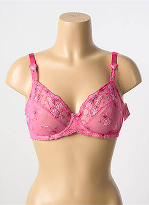Soutien-gorge légère et transparente haut soutien-gorge emboitant rose PRIMADONNA femme