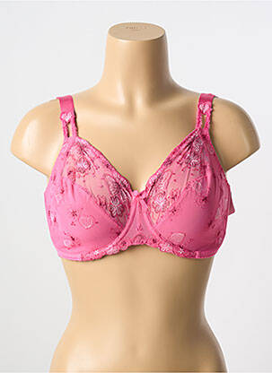 Soutien-gorge légère et transparente haut soutien-gorge emboitant rose PRIMA DONNA femme