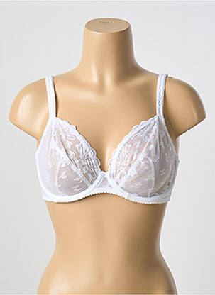 Soutien-gorge légère et transparente haut soutien-gorge emboitant blanc PRIMA DONNA femme