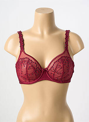 Soutien-gorge légère et transparente haut soutien-gorge emboitant rouge PRIMA DONNA femme