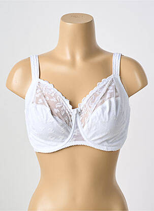 Soutien-gorge effet matière satinée haut soutien-gorge emboitant blanc PRIMA DONNA femme