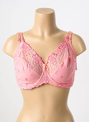 Soutien-gorge légère et transparente haut soutien-gorge emboitant rose PRIMA DONNA femme