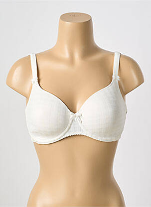 Soutien-gorge effet matière satinée haut soutien-gorge moulé beige PRIMA DONNA femme