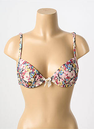 Soutien-gorge effet matière satinée haut soutien-gorge moulé beige KENZO femme