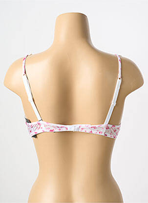Soutien-gorge effet matière satinée haut soutien-gorge push-up rose AMBRA femme
