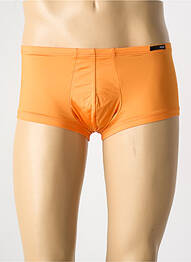 Boxer effet matière satinée orange HOM homme