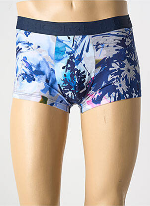 Boxer imprimé fantaisie bleu HOM homme