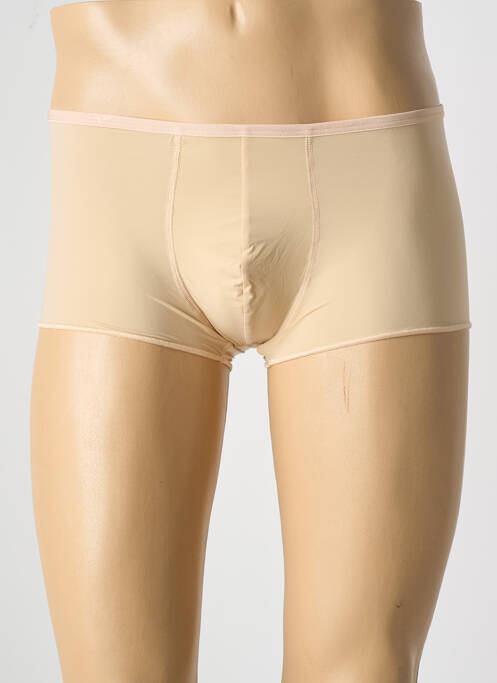 Boxer effet matière satinée chair HOM homme