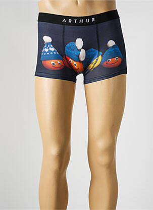 Boxer imprimé fantaisie noir ARTHUR homme