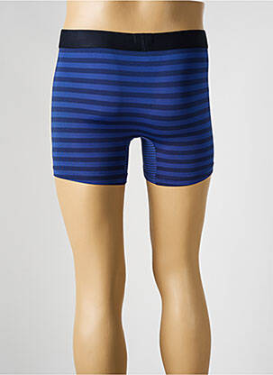 Boxer imprimé rayures bleu EDEN PARK homme