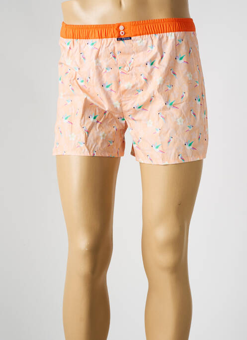 Caleçon orange ARTHUR pour homme