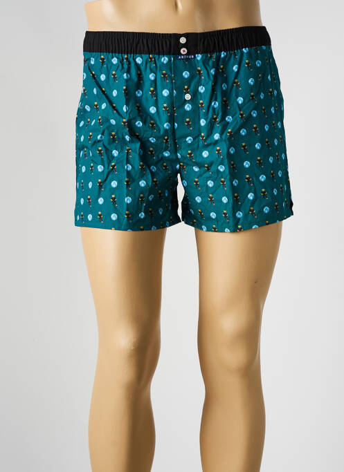 Caleçon vert ARTHUR pour homme