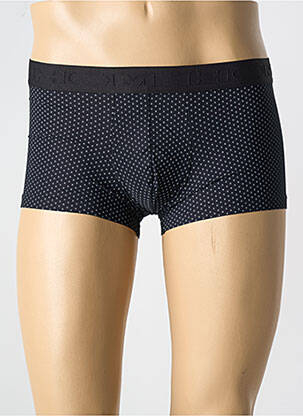 Boxer effet matière satinée noir HOM homme