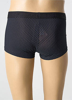 Boxer effet matière satinée noir HOM homme