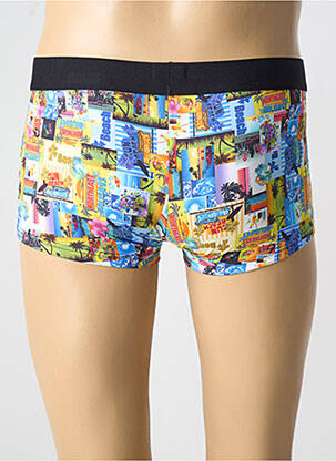 Boxer effet matière satinée jaune E.GO homme