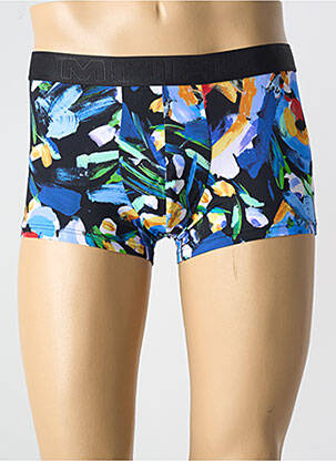 Boxer effet matière satinée bleu HOM homme
