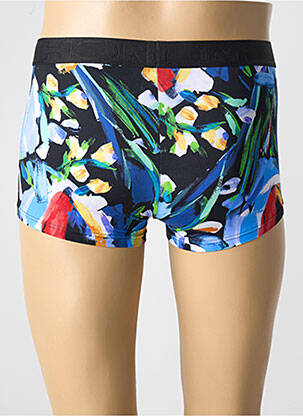 Boxer effet matière satinée bleu HOM homme