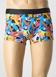 Boxer effet matière satinée bleu HOM homme