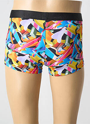 Boxer effet matière satinée bleu HOM homme