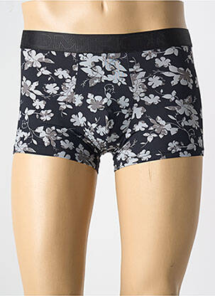 Boxer effet matière satinée noir HOM homme