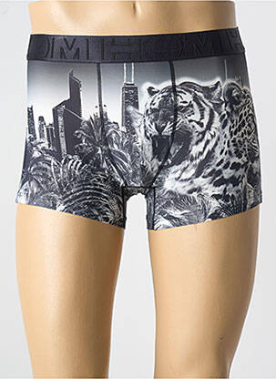 Boxer effet matière satinée gris HOM homme