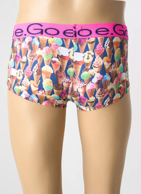 Boxer effet matière satinée rose E.GO homme