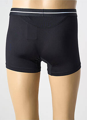 Boxer effet matière satinée noir IMPETUS homme