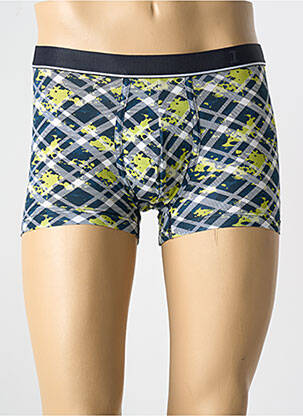 Boxer imprimé fantaisie vert IMPETUS homme