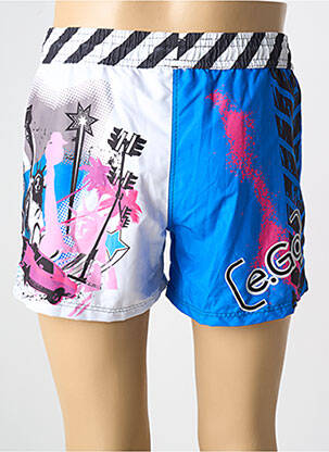 Short de bain imprimé fantaisie bleu HOM homme