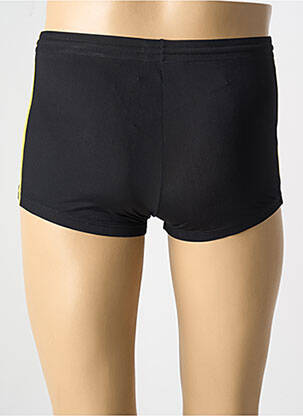Short de bain effet matière satinée jaune HOM homme